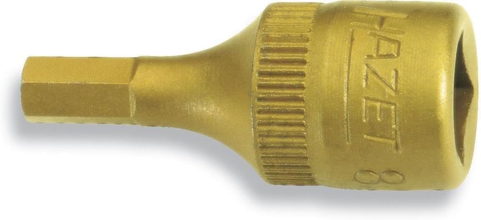 Detalle 2 de HAZET 8501H4 ショートヘキサゴンソケット チタンコーティング 4mm・差込角6.35mm