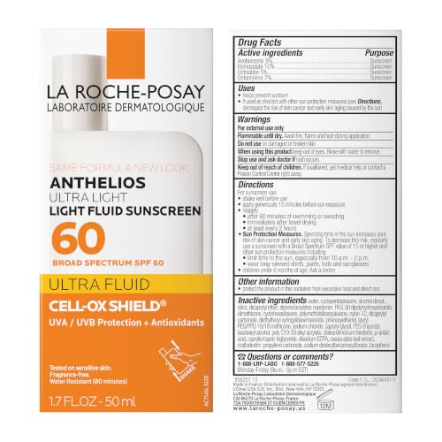Thumbnail 1 de La Roche-Posay Anthelios Ultra Light Fluid Sunscreen SPF 60 for Face | 1.7oz
