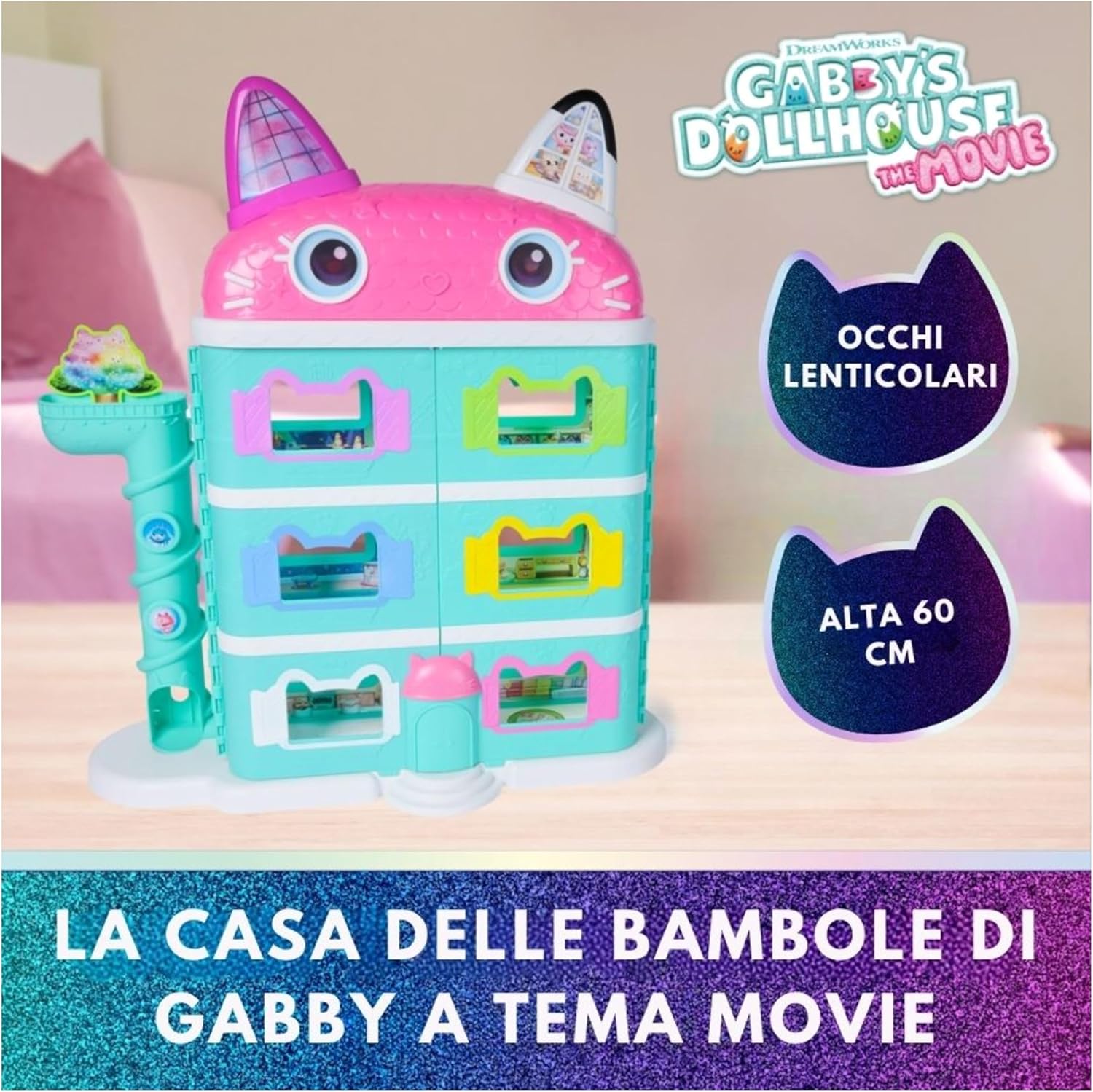 Thumbnail 1 de Gabby’s Dollhouse The Movie: La Casa delle Bambole di Gabby – altezza 60 cm, 3+ anni