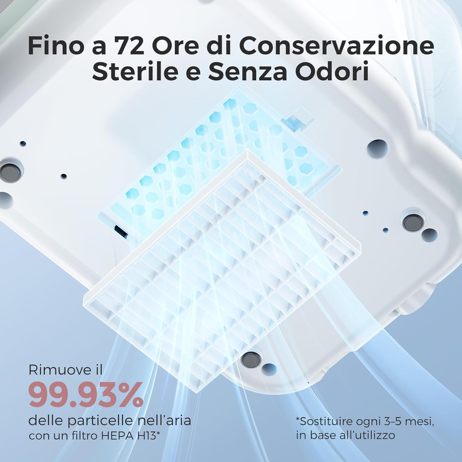 Thumbnail 6 de Momcozy KleanPal Pro Lavabiberon 3-in-1: lavaggio, sterilizzazione e asciugatura per biberon e accessori
