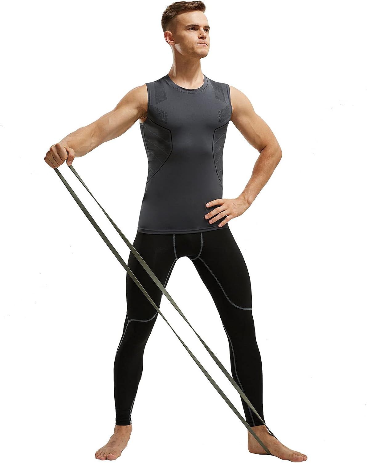 Detalle 2 de AMZSPORT Débardeur de compression 1 pièce