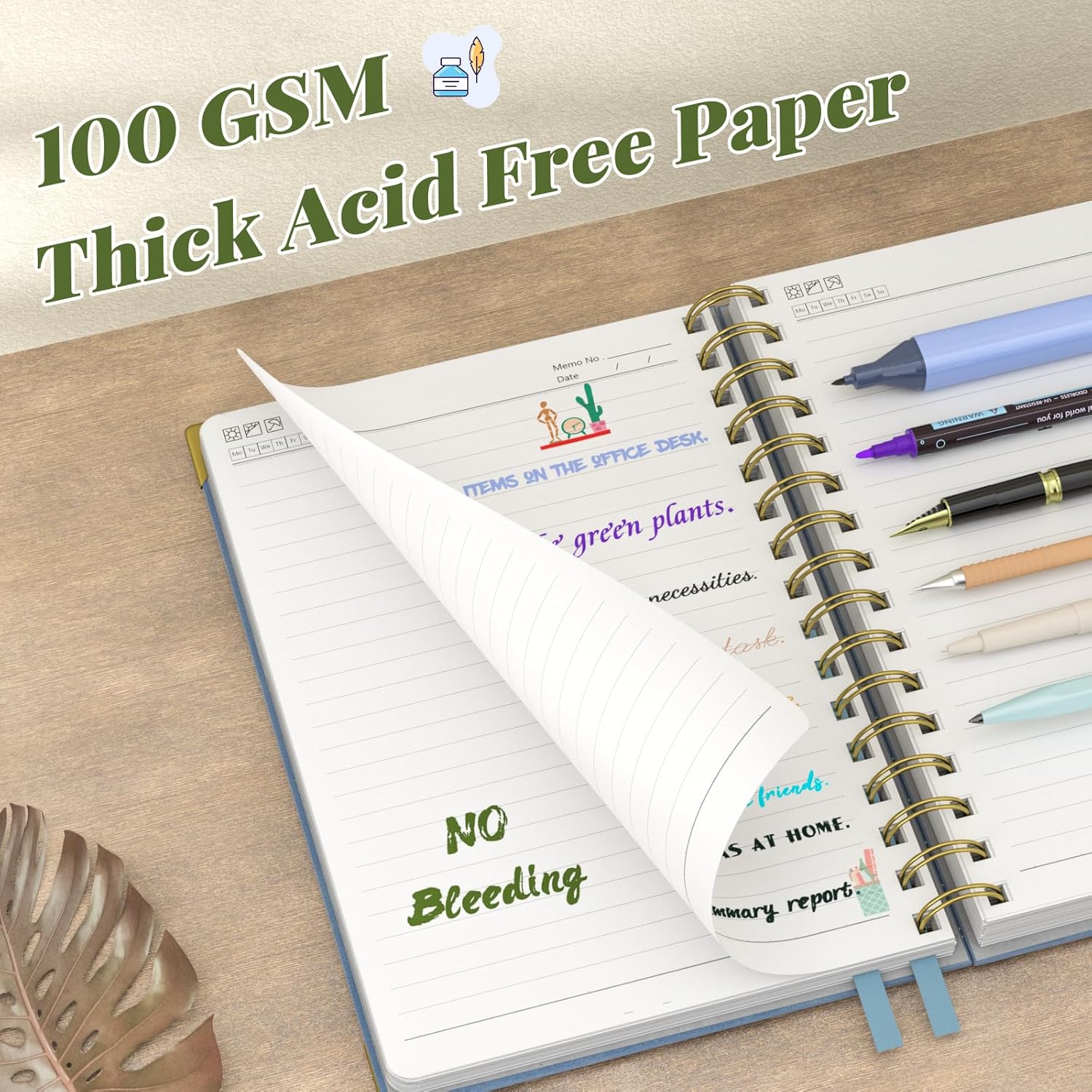 Detalle de Smarpau A5 notebook, 240 pages spiral