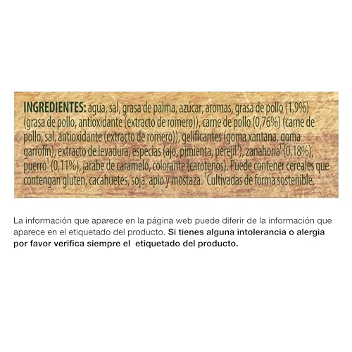 Detalle de Knorr Cacitos de caldo pollo 112 g — pack de 8 🧂