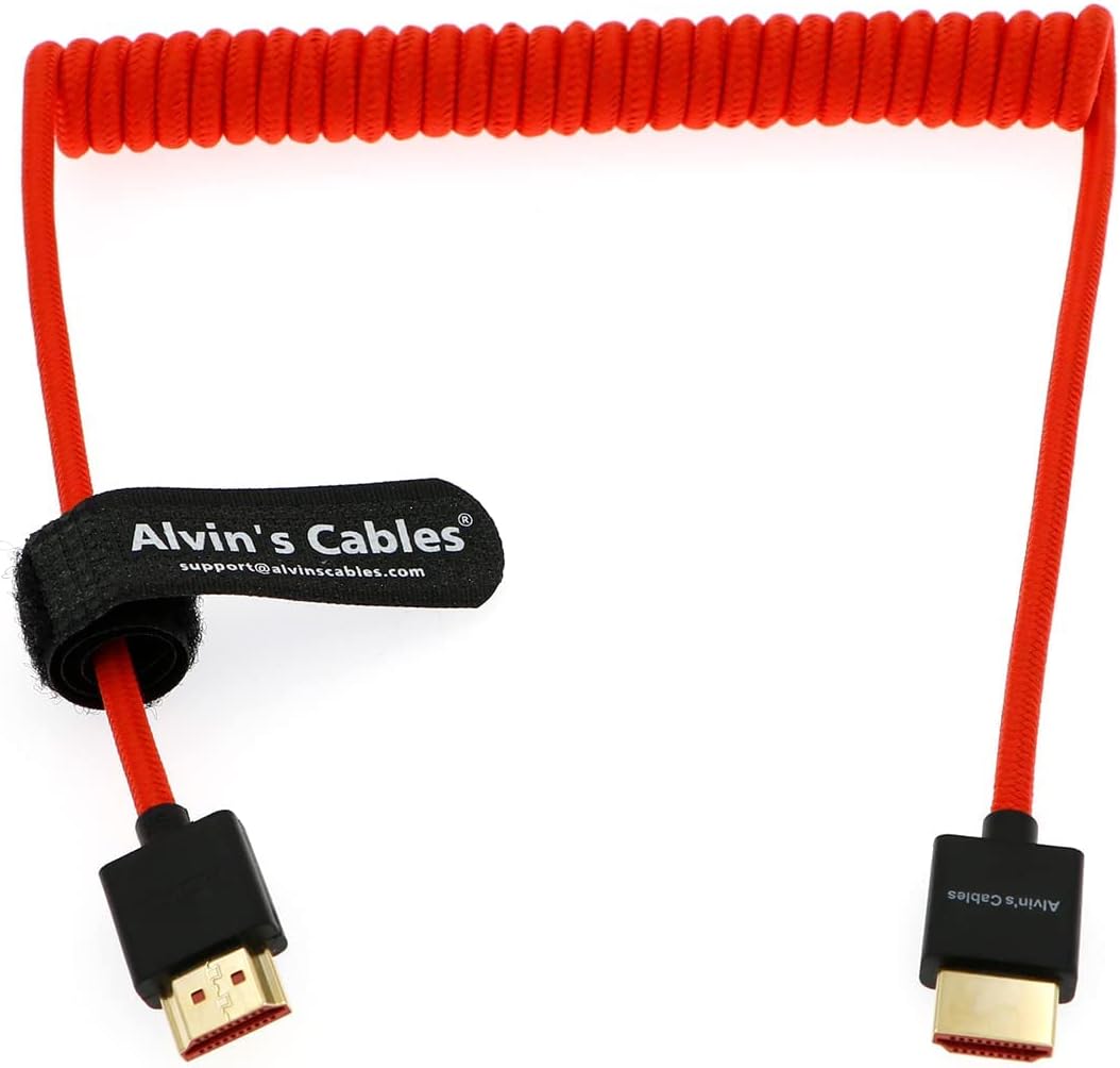 Thumbnail 5 de Alvin's Cables 8K 2.1 HDMI braided coiled cable for cameras