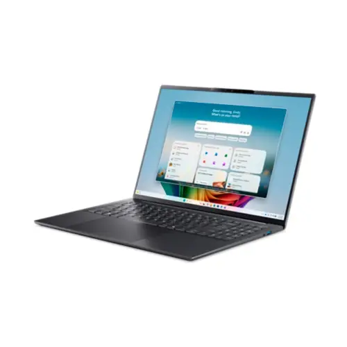 Detalle de Acer Swift Go 16 AI OLED SFG16-I71: portátil ultrafino con pantalla OLED de 16" y rendimiento Ultra 5