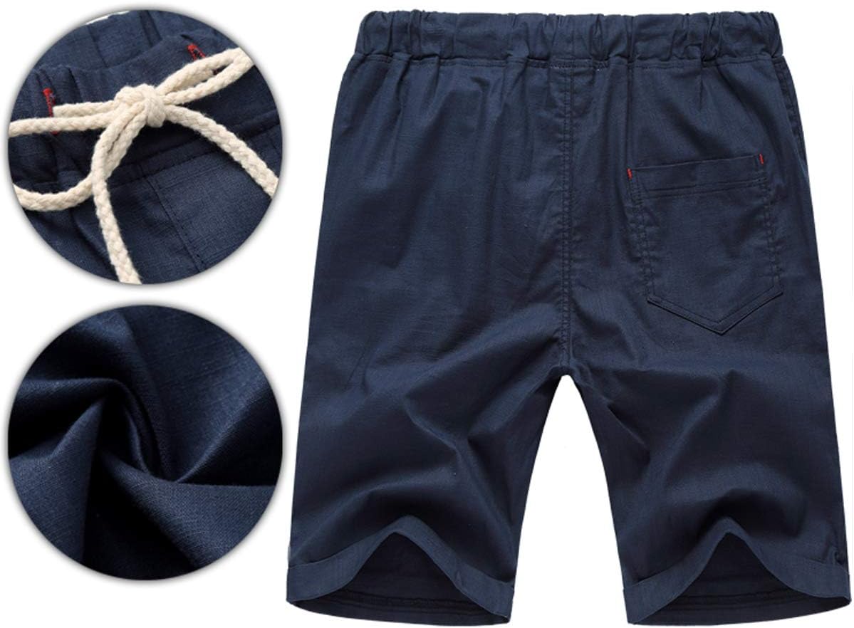 Detalle de Tansozer Mens Summer Casual Shorts with Pockets Elasticated Waist