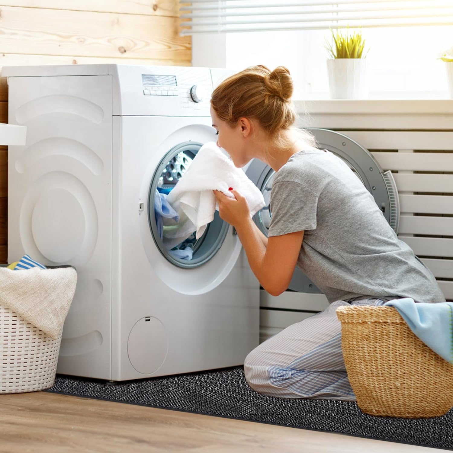 Thumbnail 4 de Washer Dryer Anti-Vibration Mat, 31.5 x 47.2 Inches