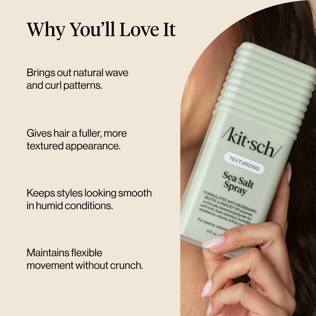 Detalle de Kitsch Sea Salt Spray 177 mL for beachy waves