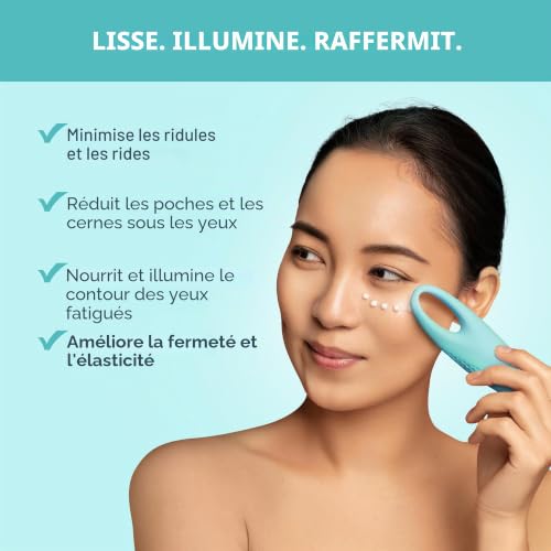 Detalle de FOREO Iris Vitamin C Eye Cream – Soin contour des yeux à la vitamine C et caféine, 15 ml