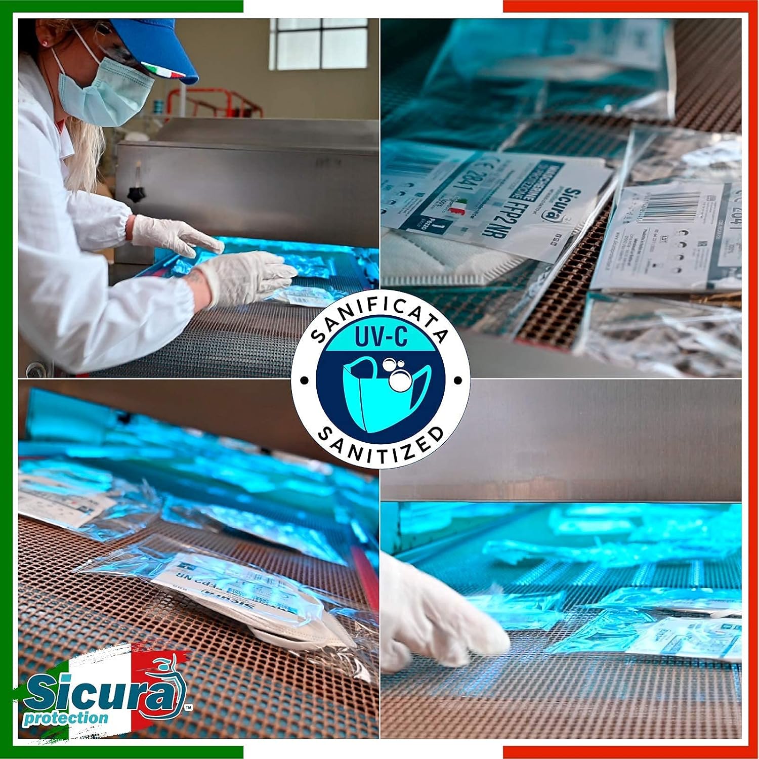 Thumbnail 3 de 50 Mascherine FFP3 certificate CE (EN 149:2001+A1:2009) Made in Italy, singolarmente sigillate