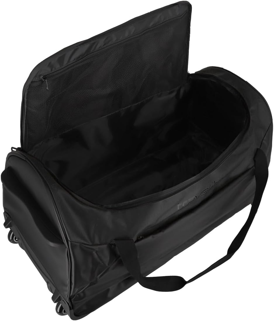 Detalle de Travelite Borsa da viaggio trolley con ruote in materiale idrorepellente, 97 L, 71 cm, Nero