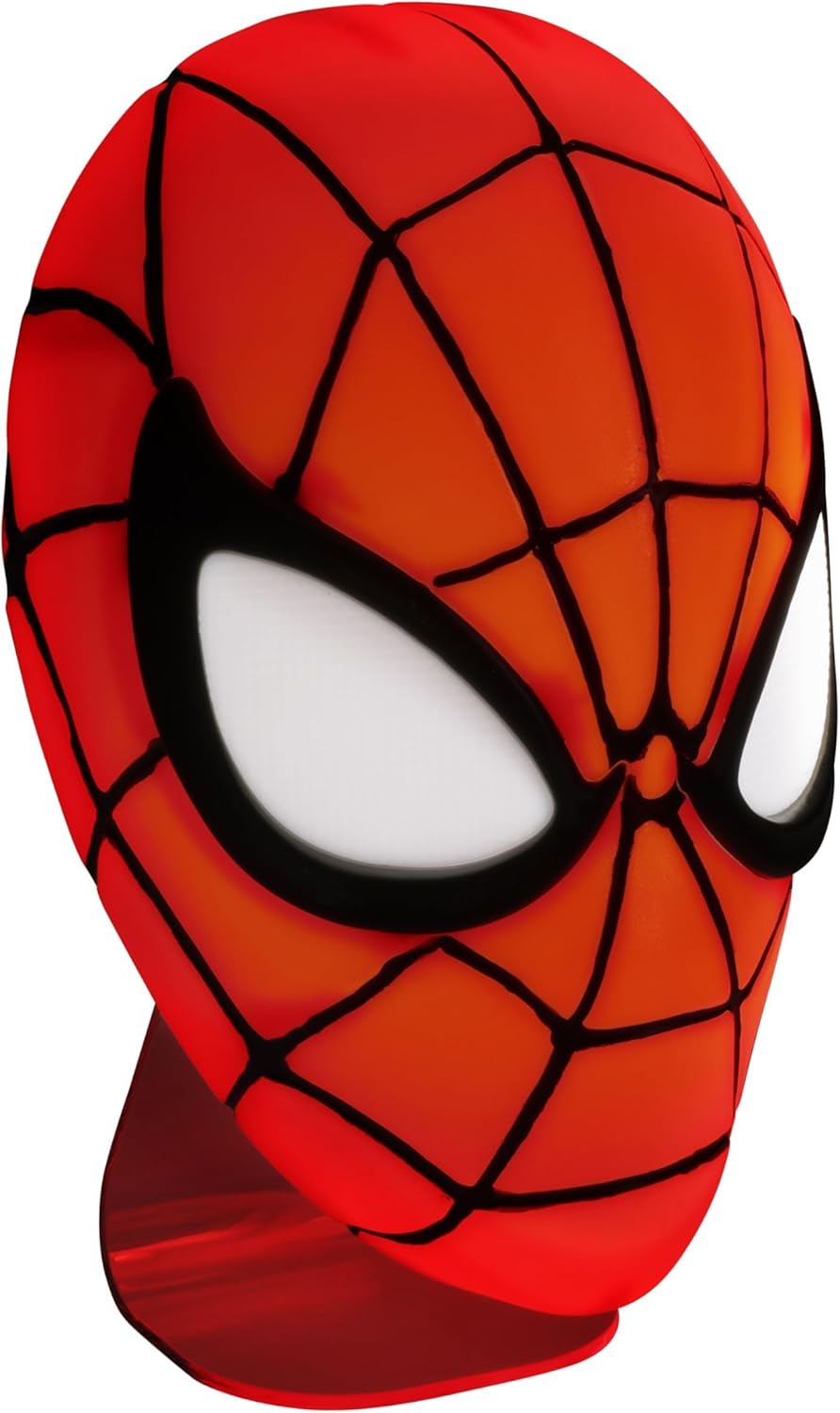 Detalle de Paladone 11357 – lampka biurkowa w kształcie maski Spider-Mana, LED