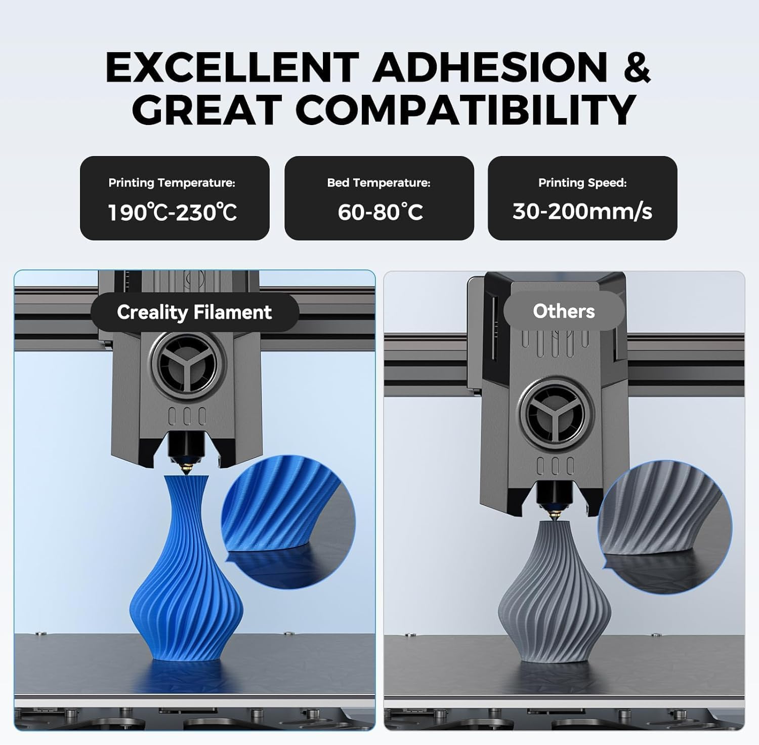 Thumbnail 4 de Creality Ender PETG Filament 1,75 mm (1 kg), 1,75-mm-Druckmaterial für FDM-Drucker