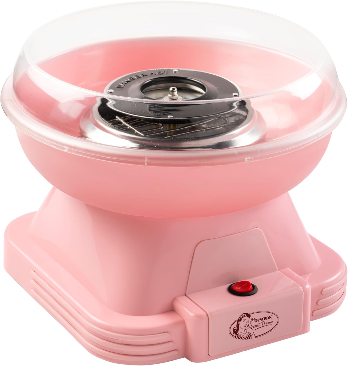 Thumbnail 3 de Bestron machine barbe à papa Cotton Candy Maker – Orange (500W, 27,5 x 27,5 x 21,5 cm)