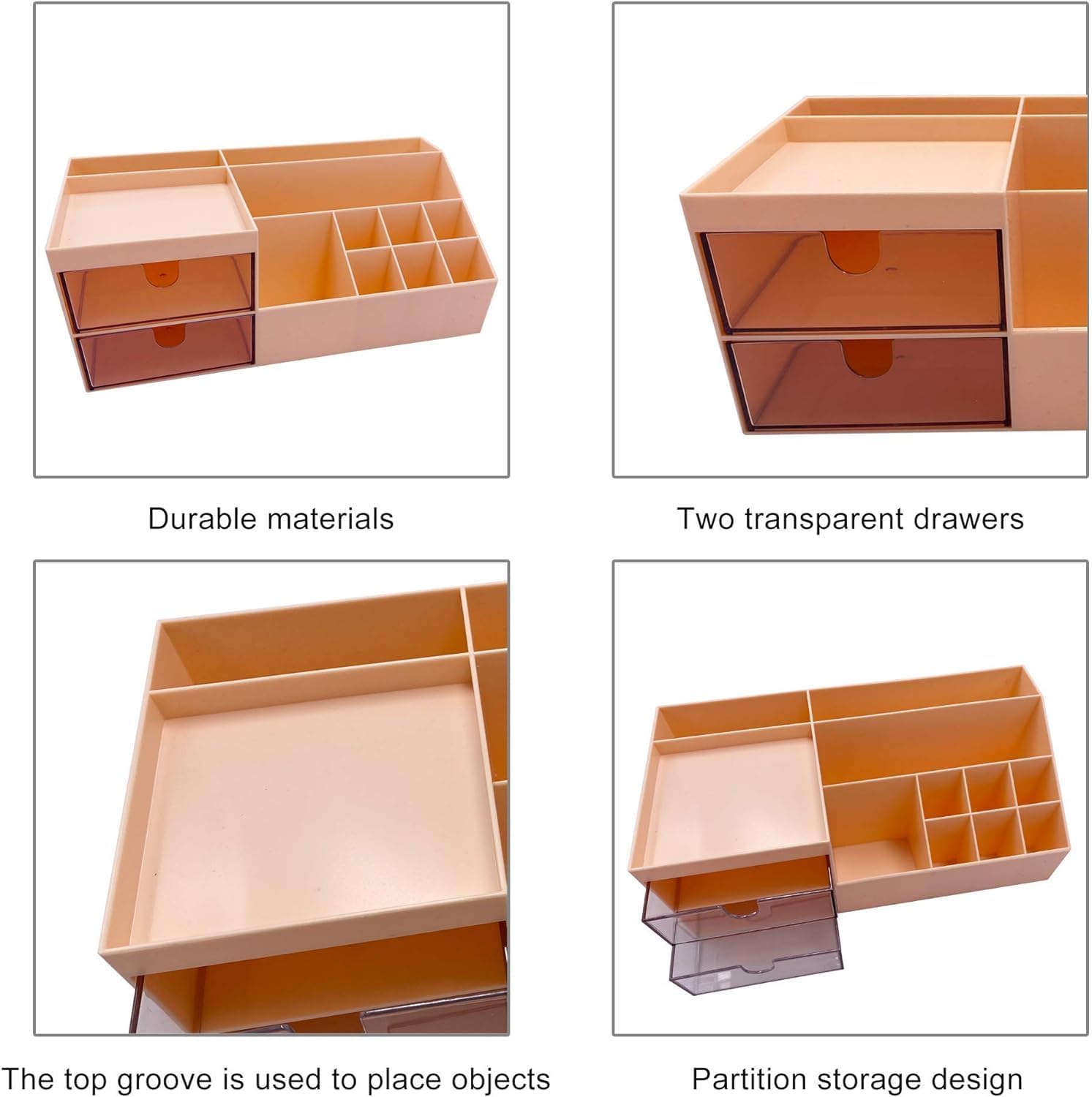 Detalle de Makeup Organizer with Drawers in ABS Plastic