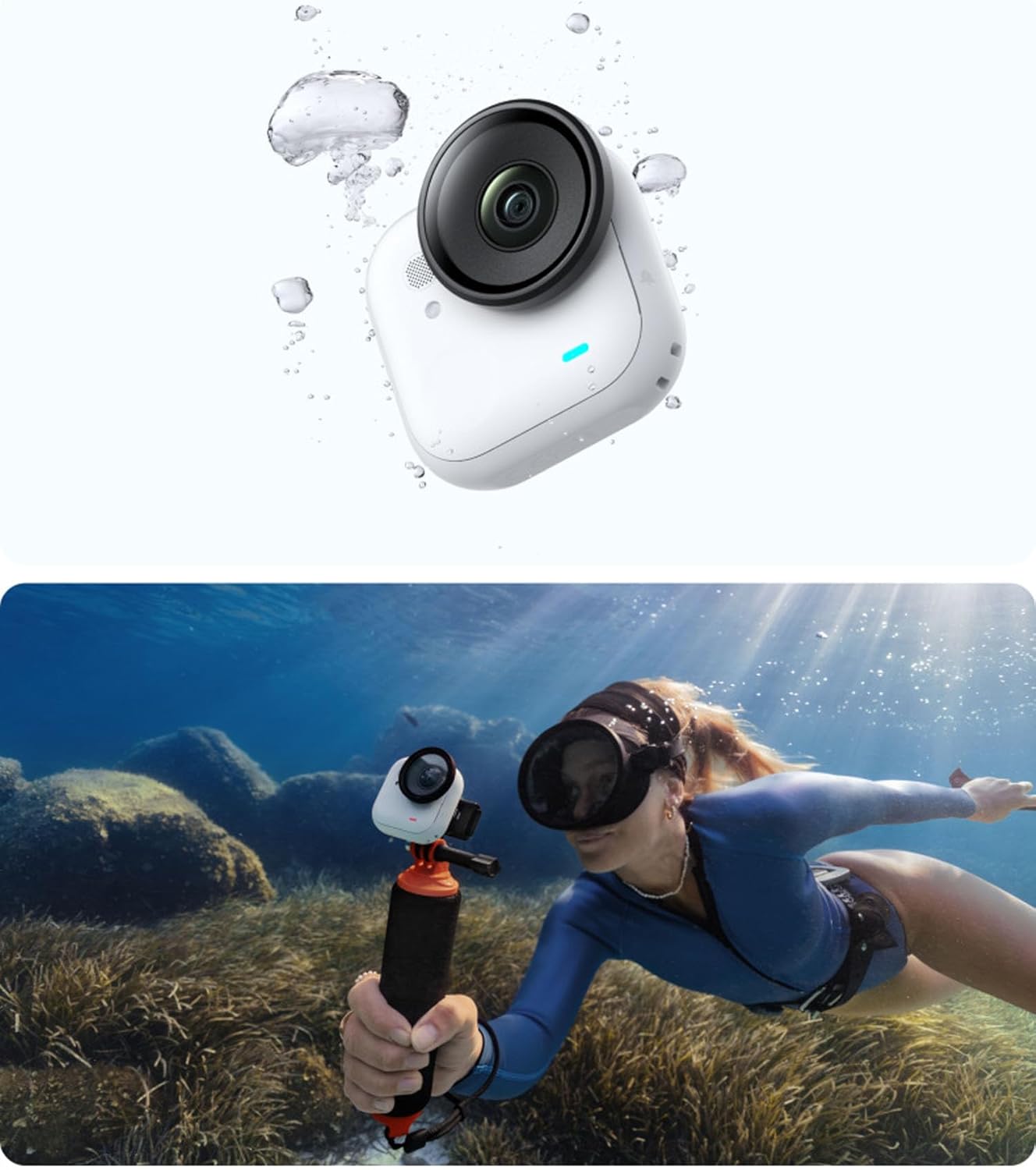 Thumbnail 2 de OURHZTB Unterwasser-HD-Objektivschutz für Insta360 GO Ultra – Hochauflösendes Glas, Anti-Beschlag