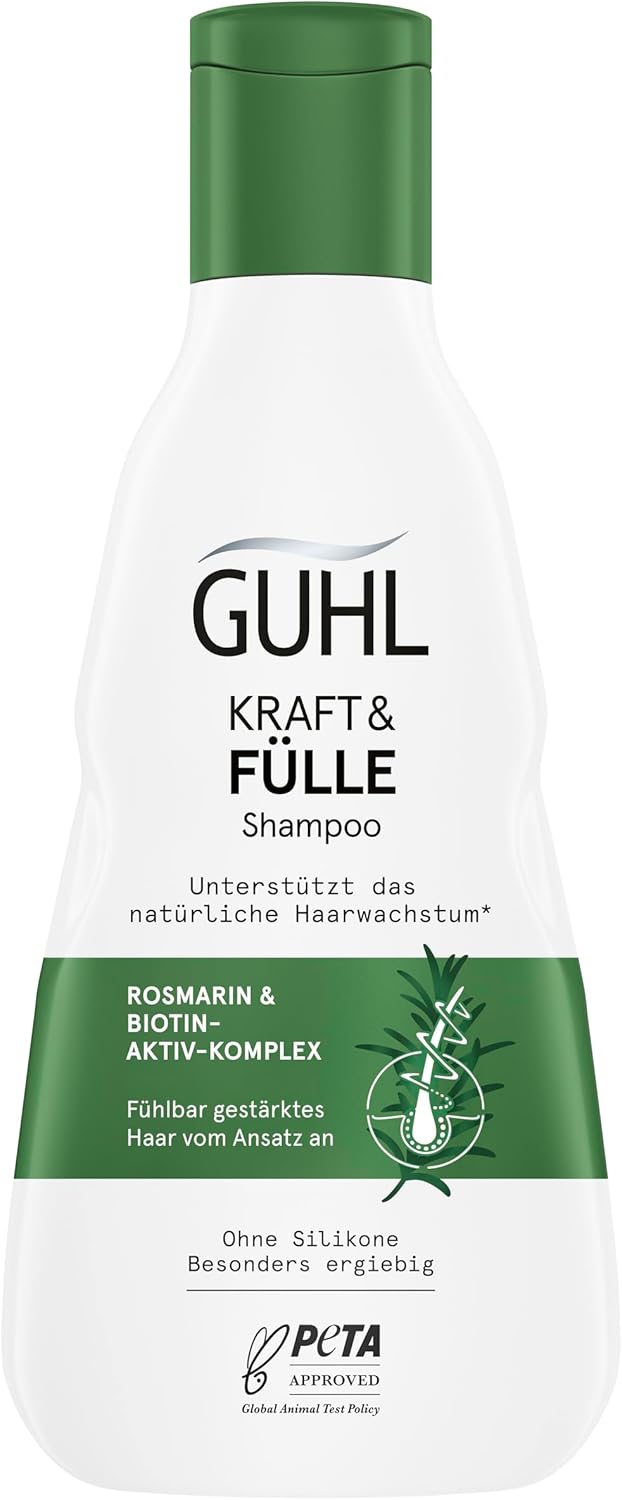Detalle de Guhl Kraft & Abbondanza Shampoo: forza dalla radice per capelli più robusti