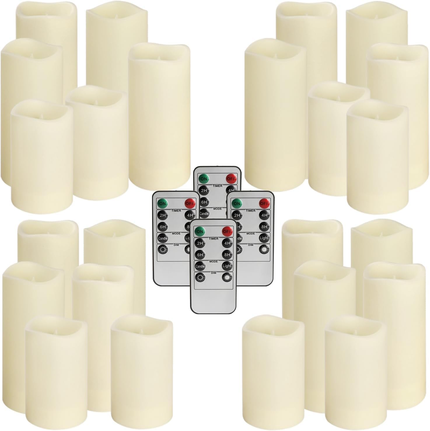 Thumbnail 4 de YOROXRG Set of 24 Waterproof LED Candles 4"-6