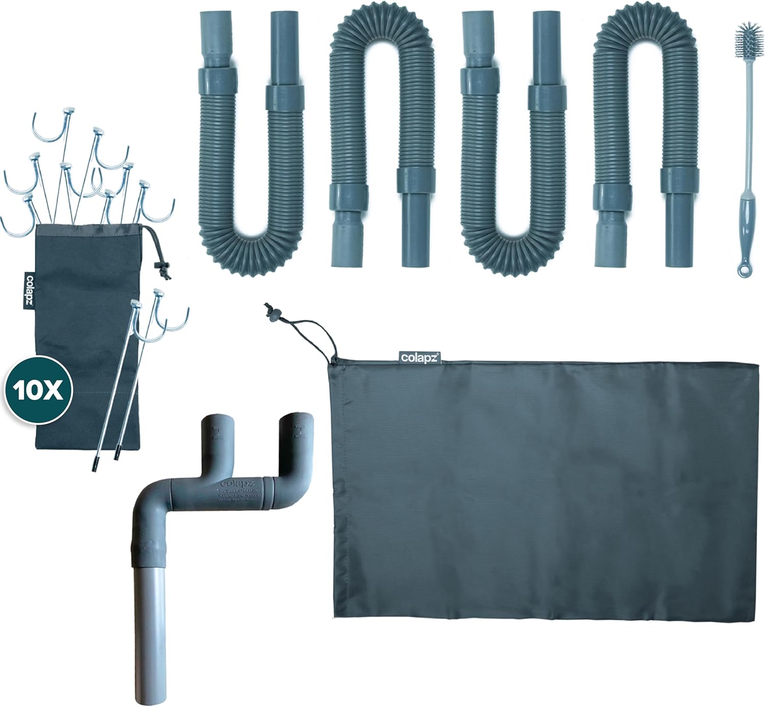 Colapz Caravan Accessories Bundle – Collapsible Waste Pipe System for Caravans
