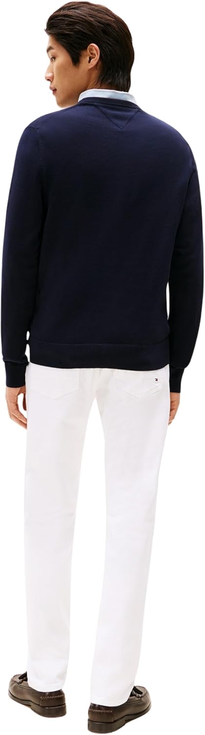 Thumbnail 1 de Tommy Hilfiger Herren Pullover Essential Cotton Crew Neck aus Baumwolle