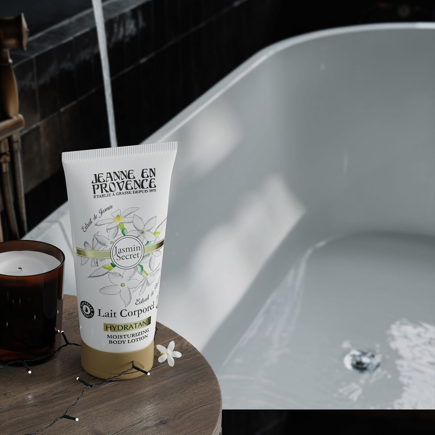 Thumbnail 2 de Jeanne en Provence kroppsmjölk, 200 ml – jasmin, sheasmör och 95 % naturligt ursprung