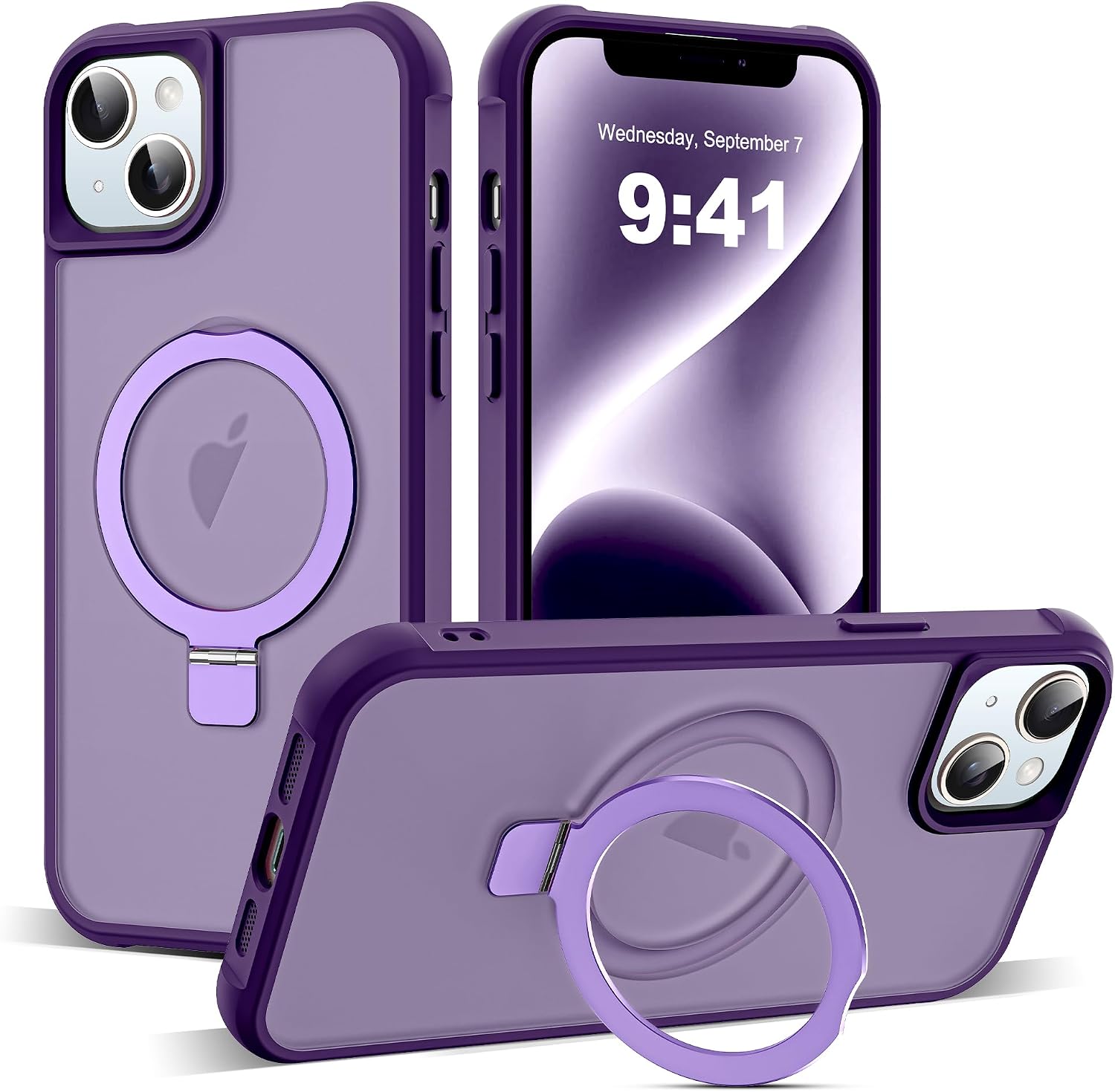 Detalle 2 de SKYLMW iPhone 15 6.1" military-grade clear case