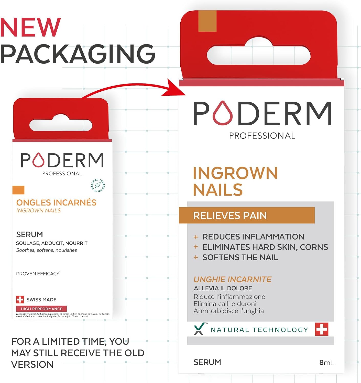 Thumbnail 6 de PODERM 7640178210028 serum voor ingegroeide teennagels, 8 ml