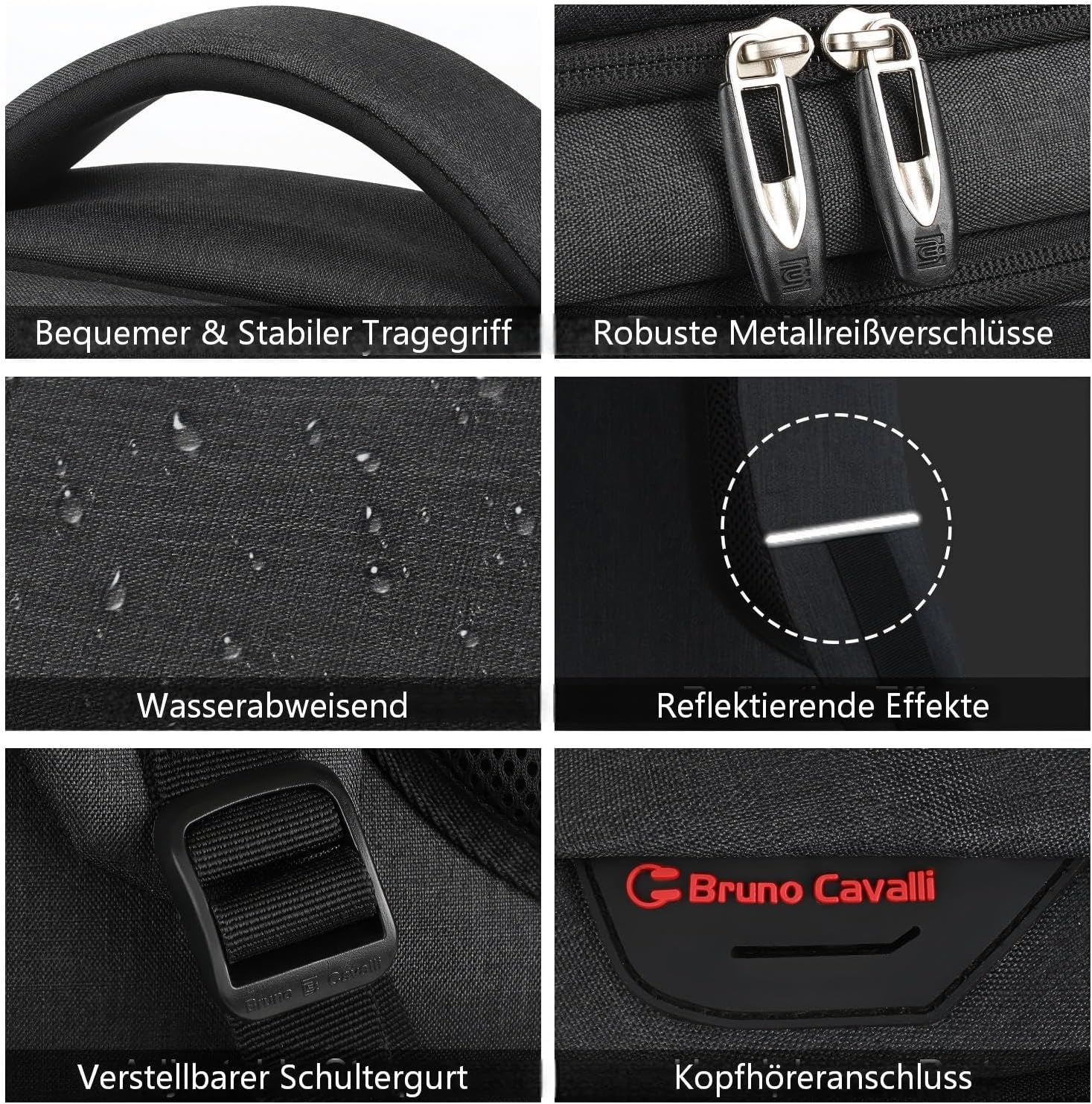 Thumbnail 2 de marcello Laptop Backpack 15.6 inch anti-theft rucksack