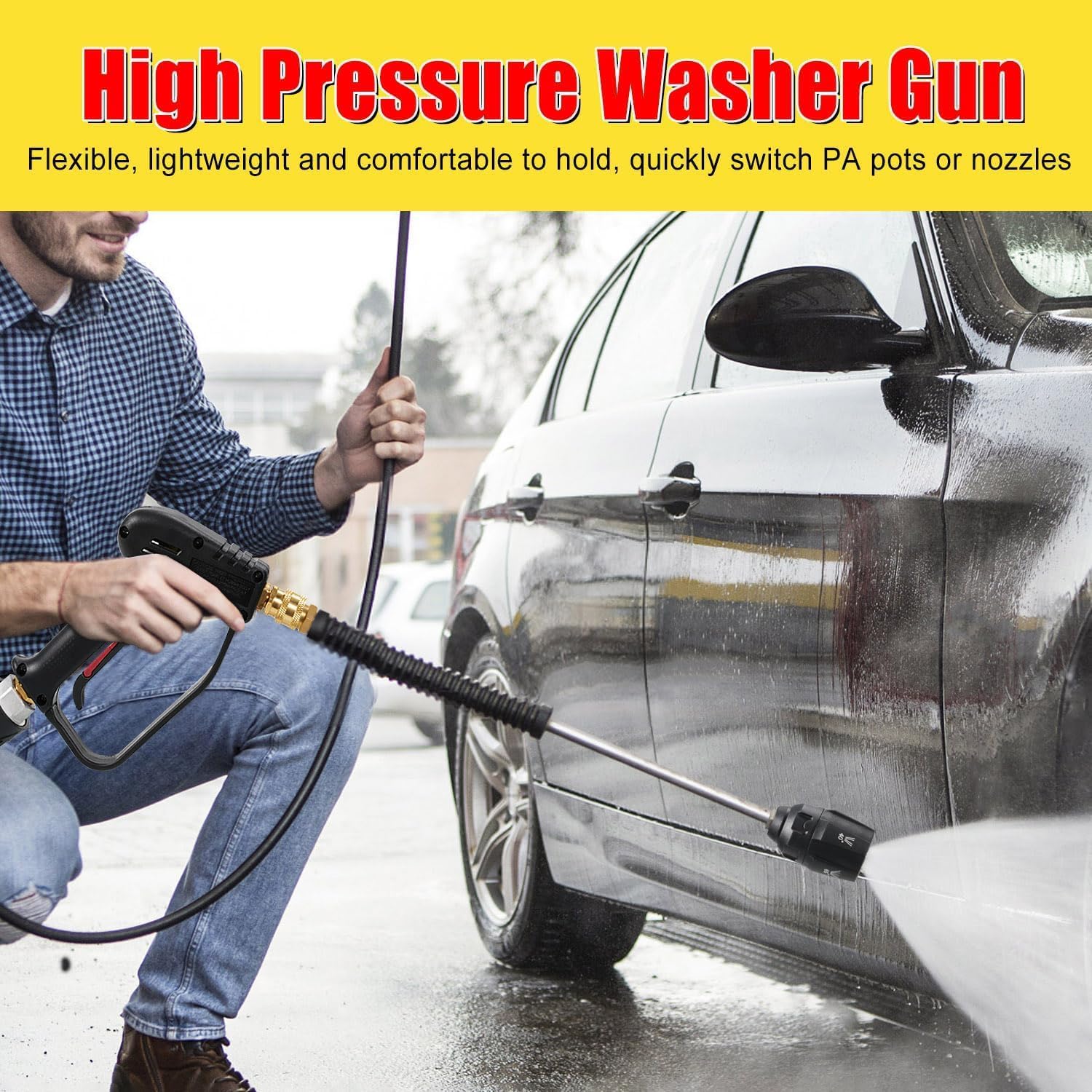 Detalle de High pressure washer gun 4350 PSI