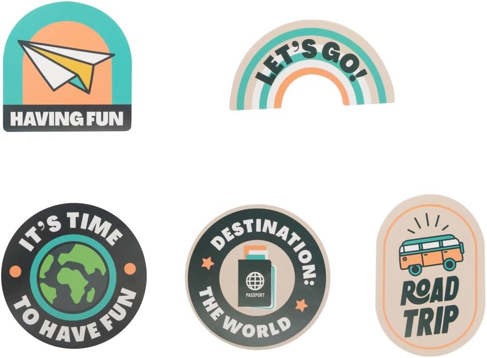 Thumbnail 3 de Mr. Wonderful – Étiquette de valise et set d’autocollants Destination: the world