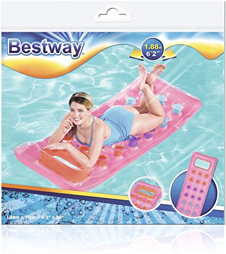 Detalle de Bestway 43040 Materassino da mare Summer Colors 1,77 m x 63 cm x 16 cm