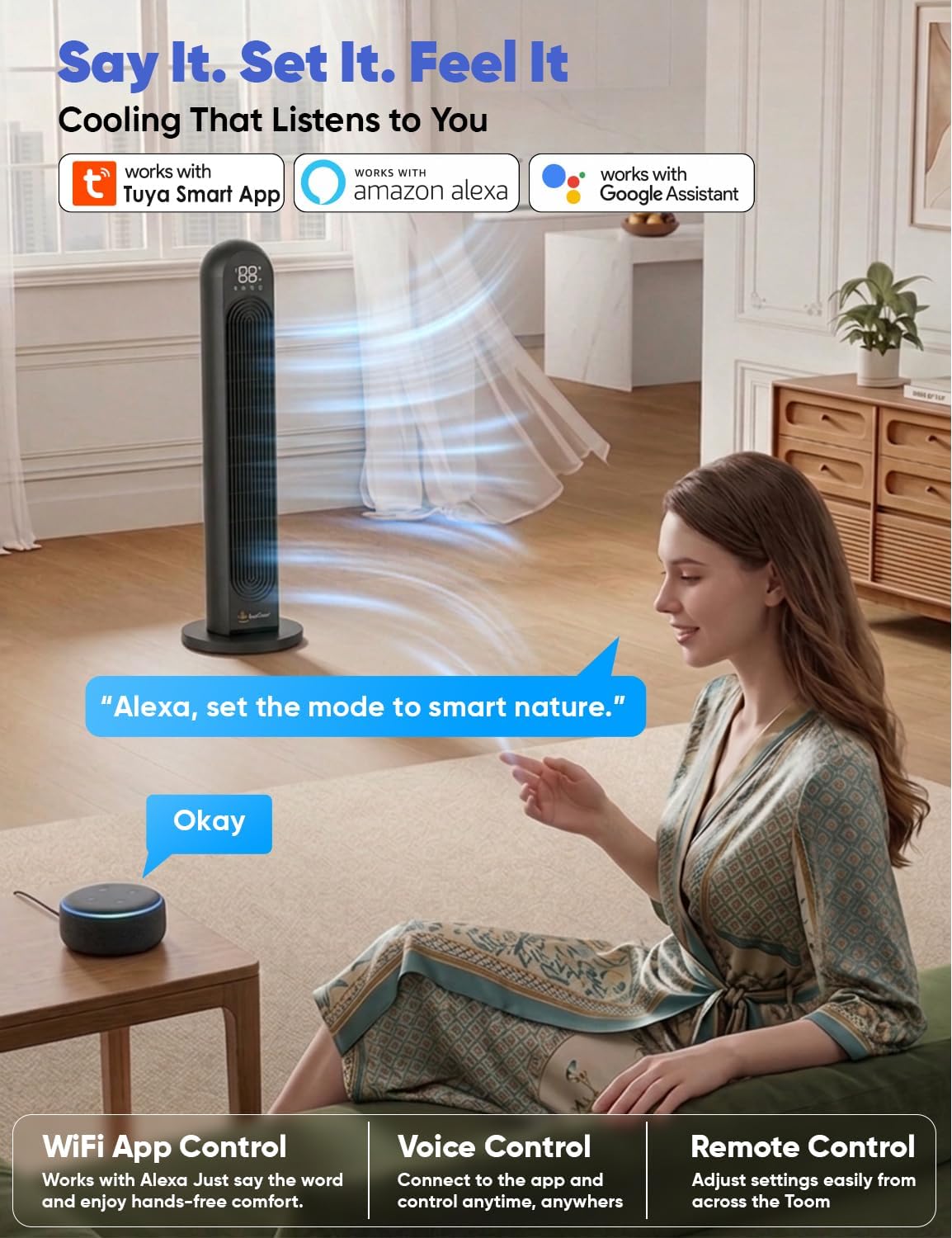 Thumbnail 4 de EcoNour 42-Inch Smart Tower Fan review