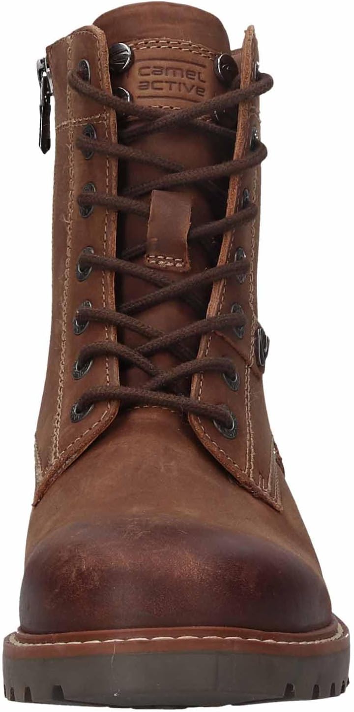 Detalle de Camel Active Damen Mode-Stiefel 57trs02 – echtes Leder, herausnehmbare Einlegesohle