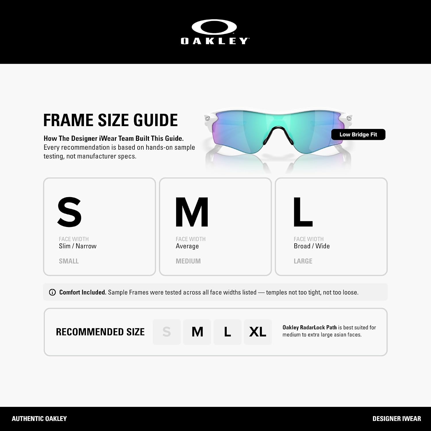 Detalle de OAKLEY 0OO9206 RADARLOCK PATH スポーツサングラス、Asia FittingとSwitchlock搭載