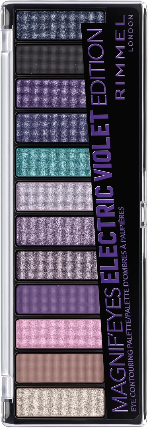 Detalle 2 de Rimmel London Palette Ombretti Magnifeyes 2 Tonalità Nude – 12 ombretti, finish satinato e perlato
