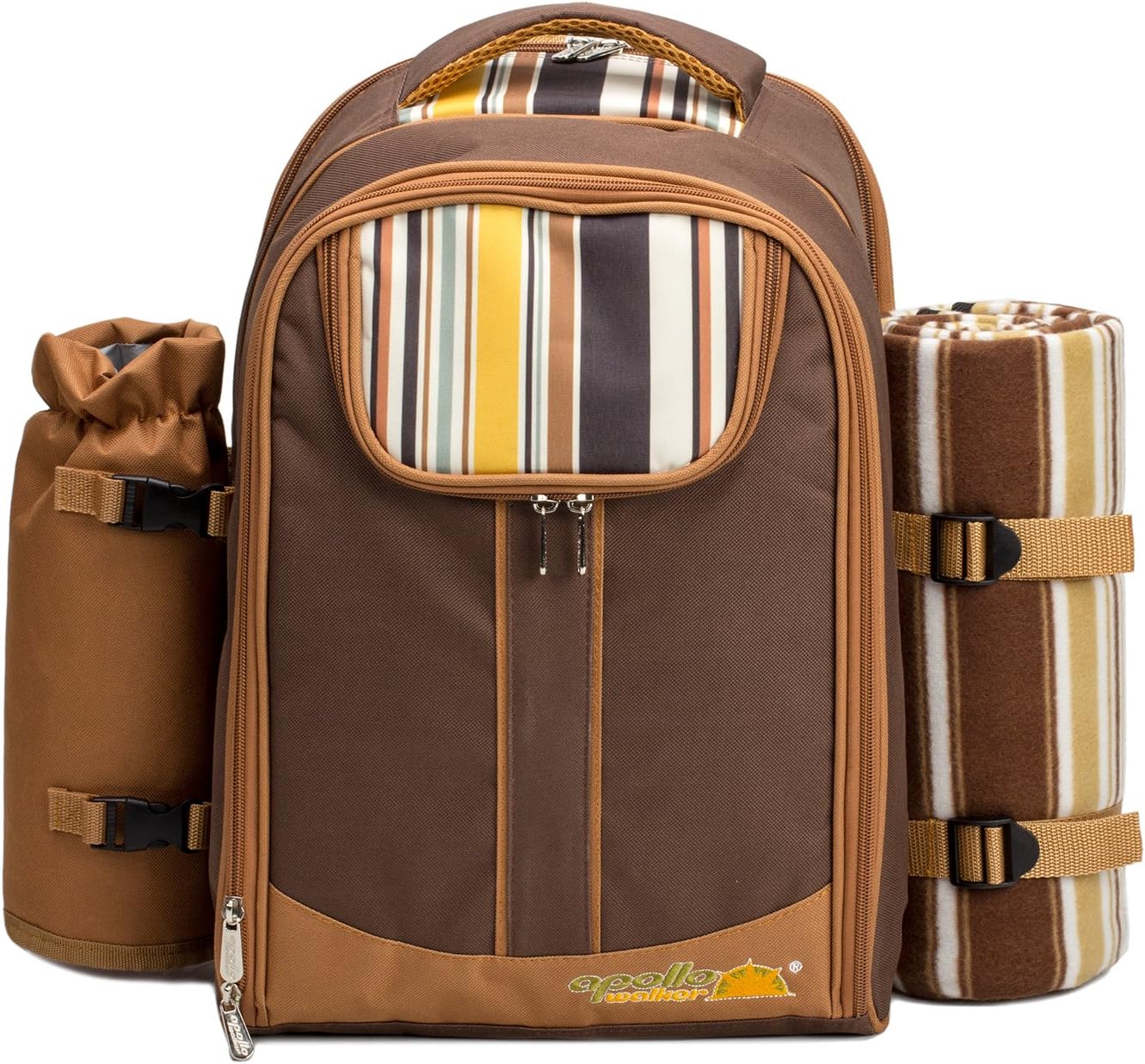 Detalle 2 de Apollo Walker Picknickrucksack 2 Personen Set – Thermotasche, Decke und Zubehör