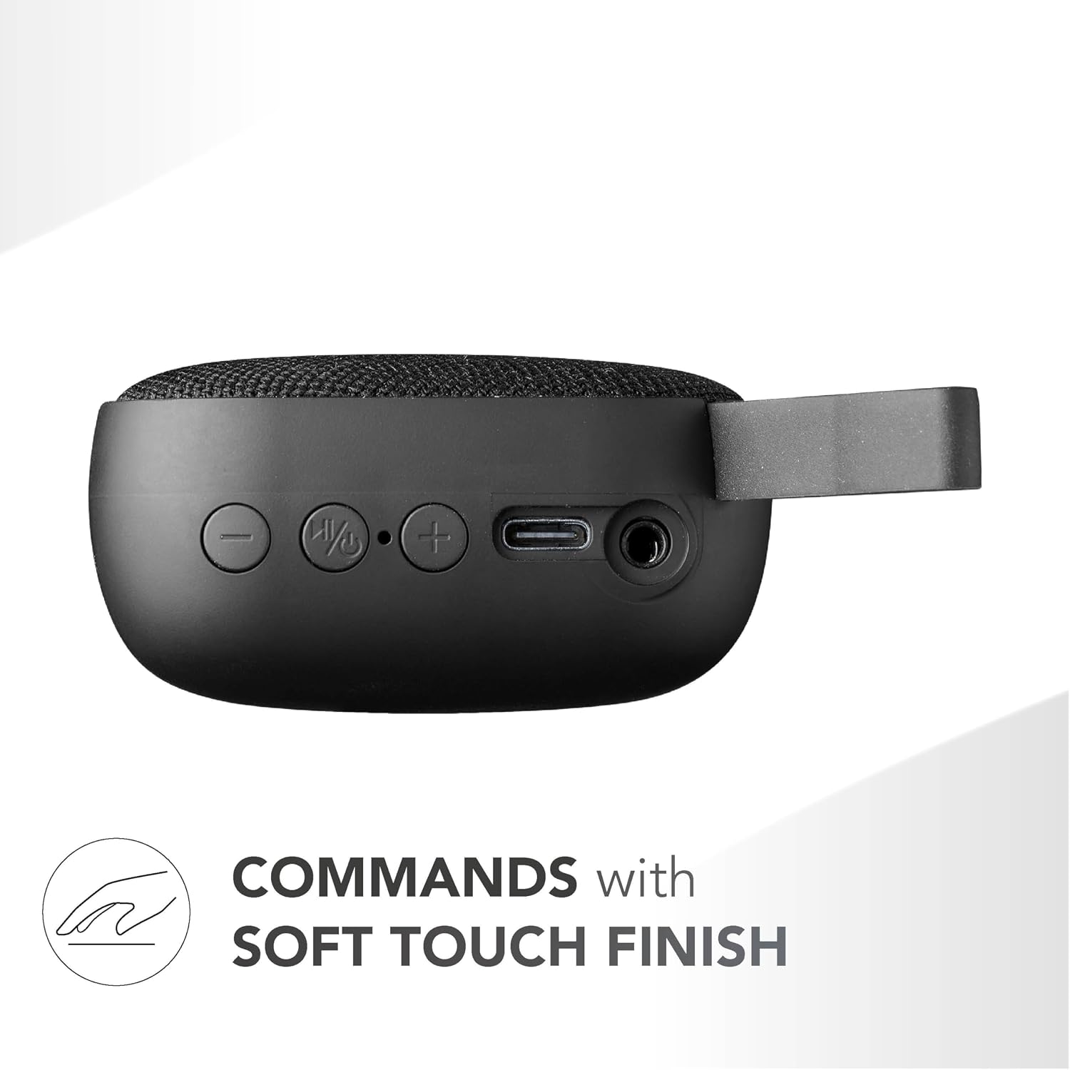 Detalle de Music Sound Mini enceinte Bluetooth 3 W, autonomie jusqu’à 4 heures, noir
