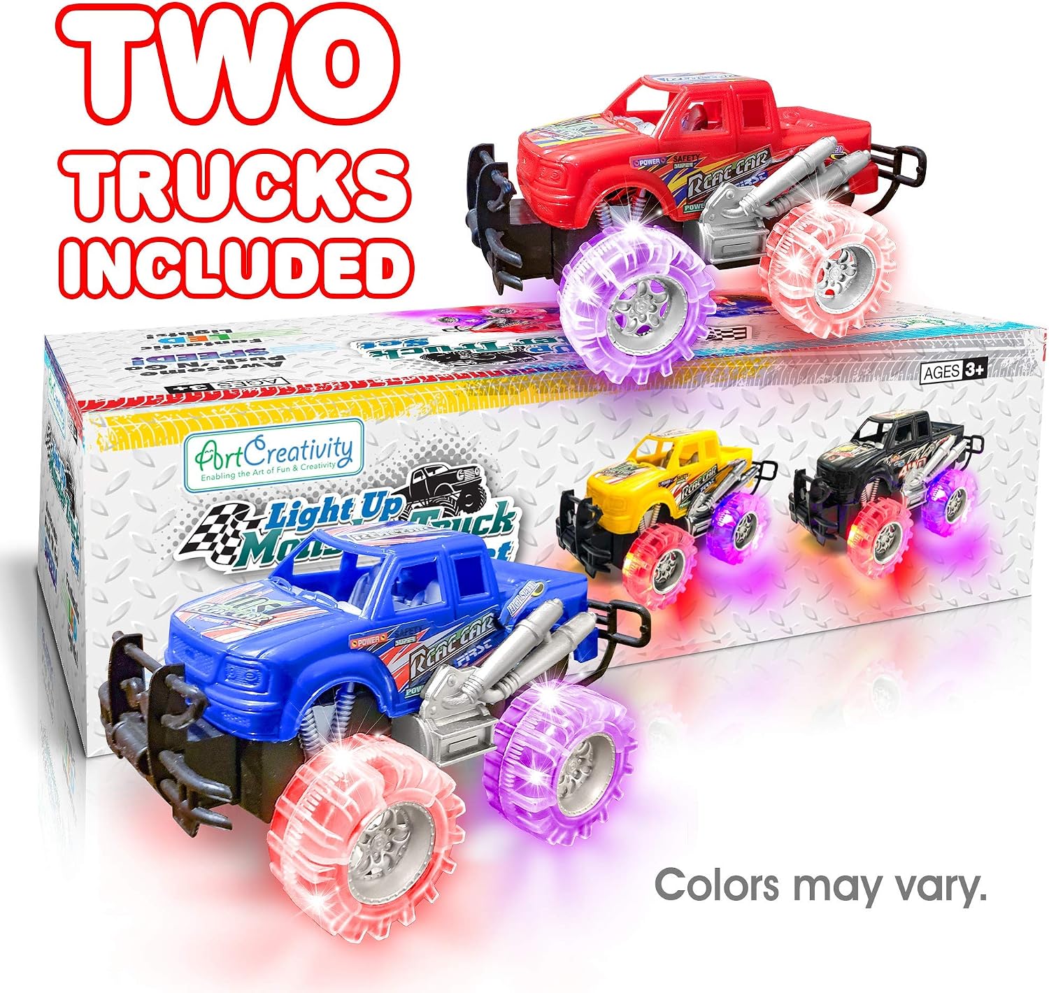 Detalle 2 de Light-Up Monster Truck 2-Pack