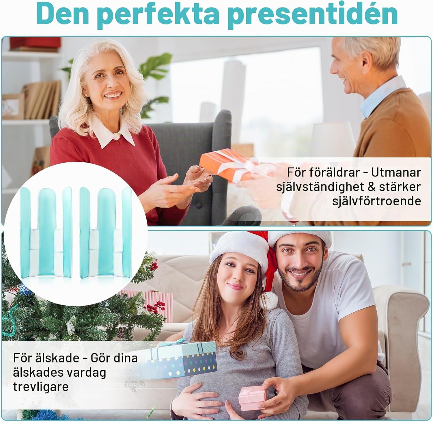 Thumbnail 6 de ACWOO strumppådragare, 2-pack med frotté och greppvänligt öglehandtag