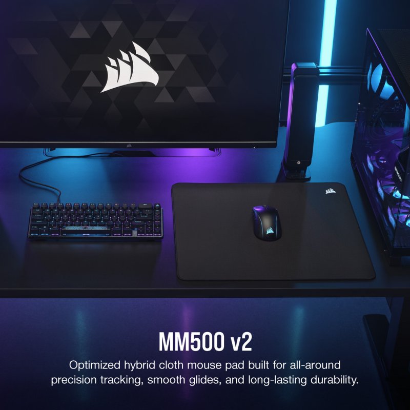 Thumbnail 3 de Corsair MM500 v2 Alfombrilla Gaming L Negra