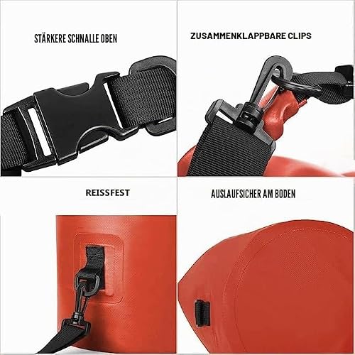 Detalle de Unigear wasserdichte Dry Bag Collection: 2L–40L für Outdoor-Abenteuer