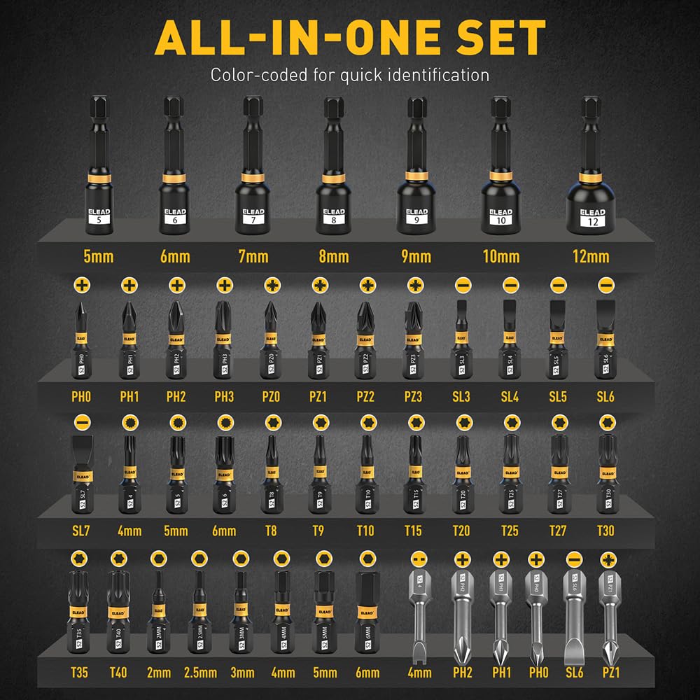 Detalle 2 de Magnetic Ratchet Screwdriver Set, 46-in-1