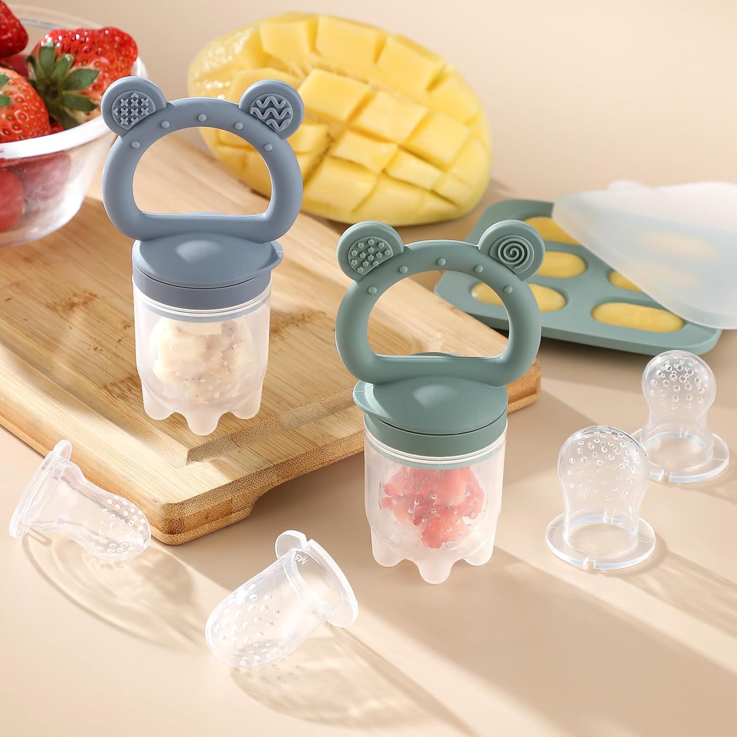 Thumbnail 6 de Silicone Baby Fruit Feeder Pack with Freezer Tray