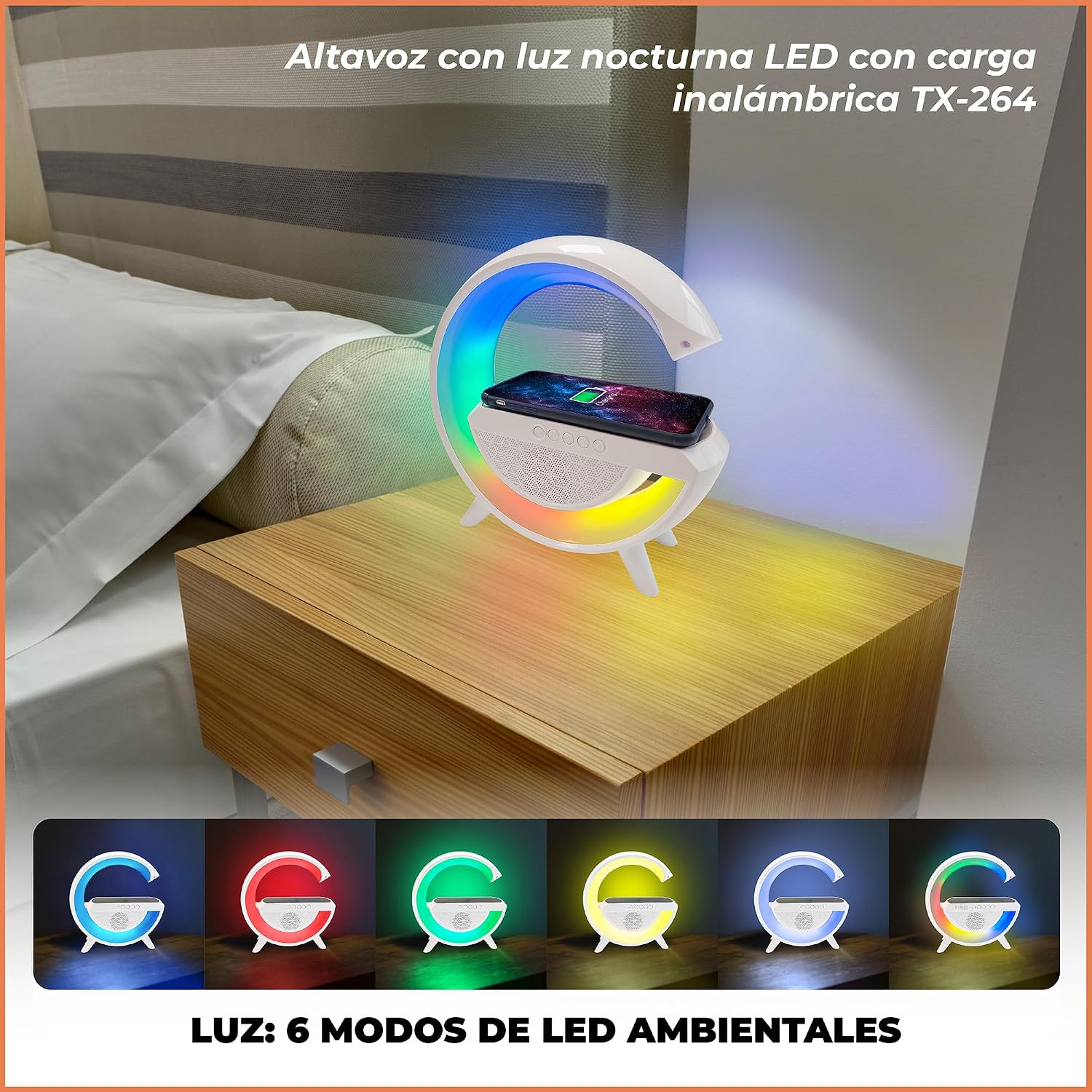 Detalle 2 de Technaxx TX-264 Altavoz LED 10 W