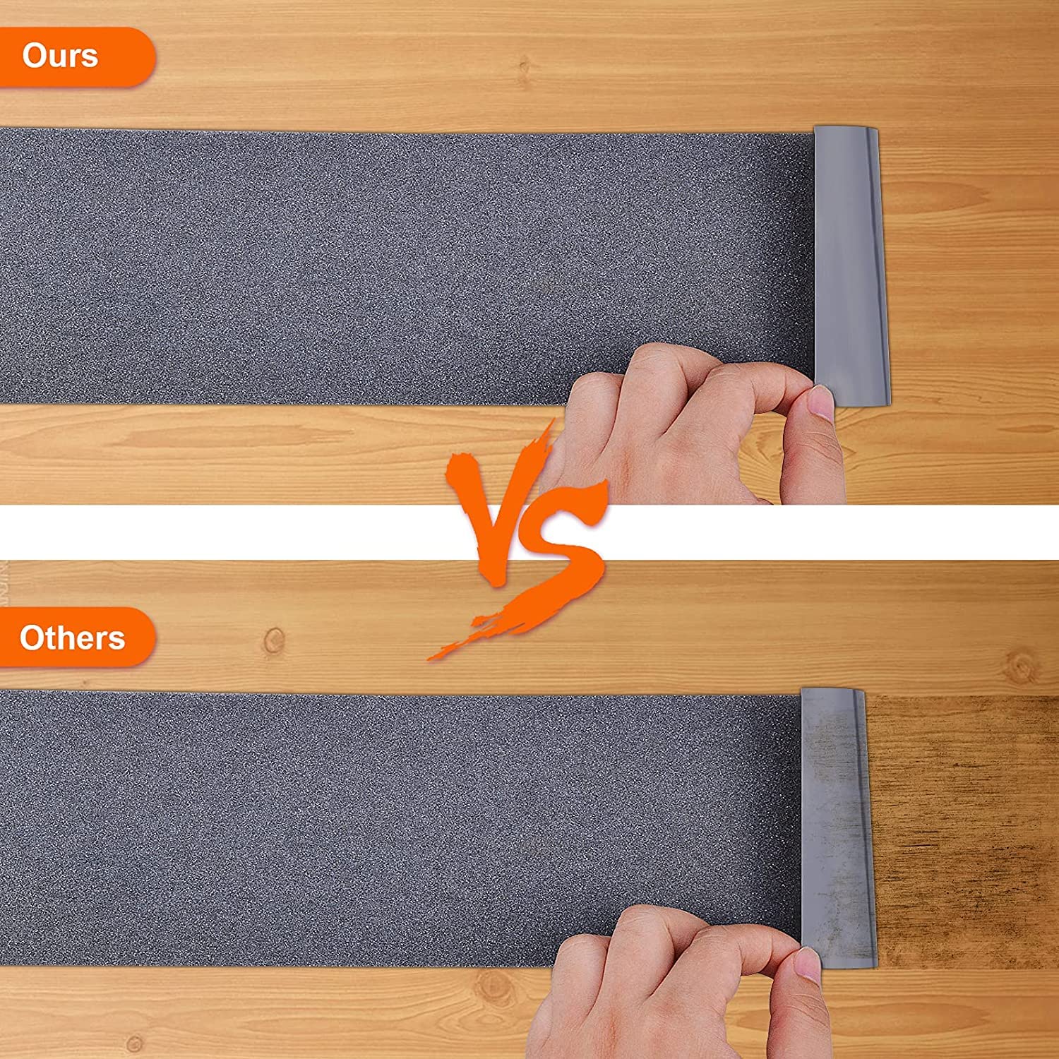 Thumbnail 5 de OQingluan Bande Antidérapante Escalier Gris 10 cm x 18 m