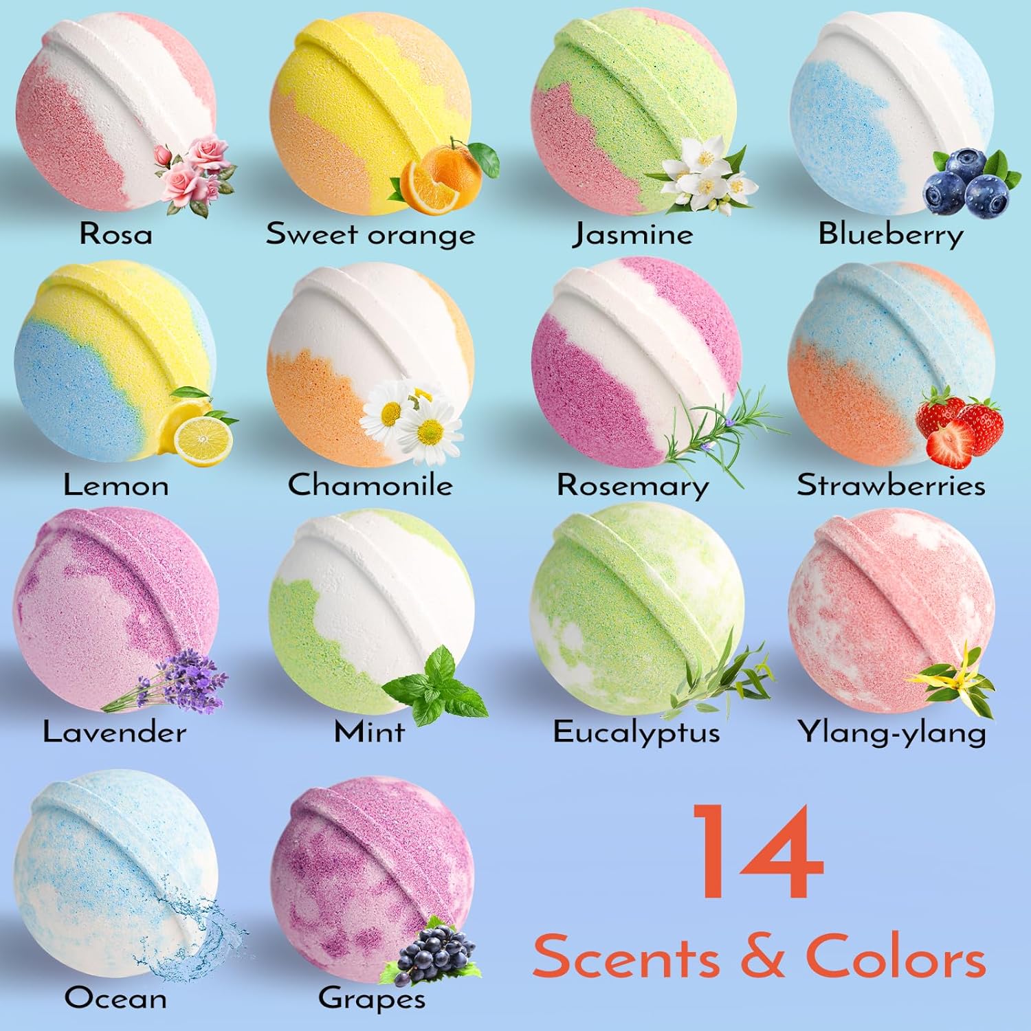 Thumbnail 1 de DUAIU Bath Bombs Gift Set