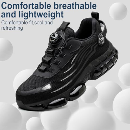 Thumbnail 6 de GUDECIUS: Zapatillas de Seguridad para Hombre y Mujer con Cordones de Botón, Punta de Acero y Suela Antideslizante