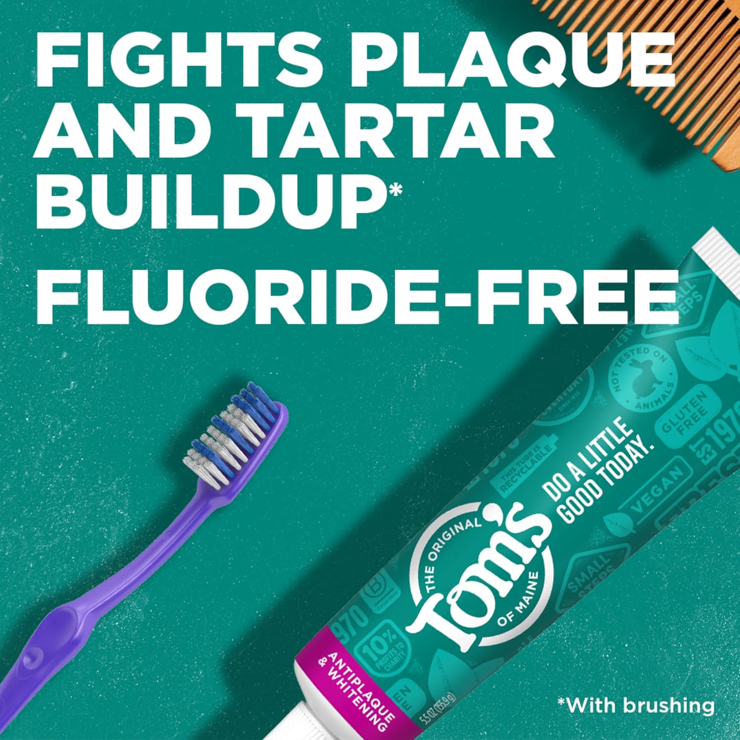 Detalle de Peppermint fluoride free toothpaste 5.5 oz