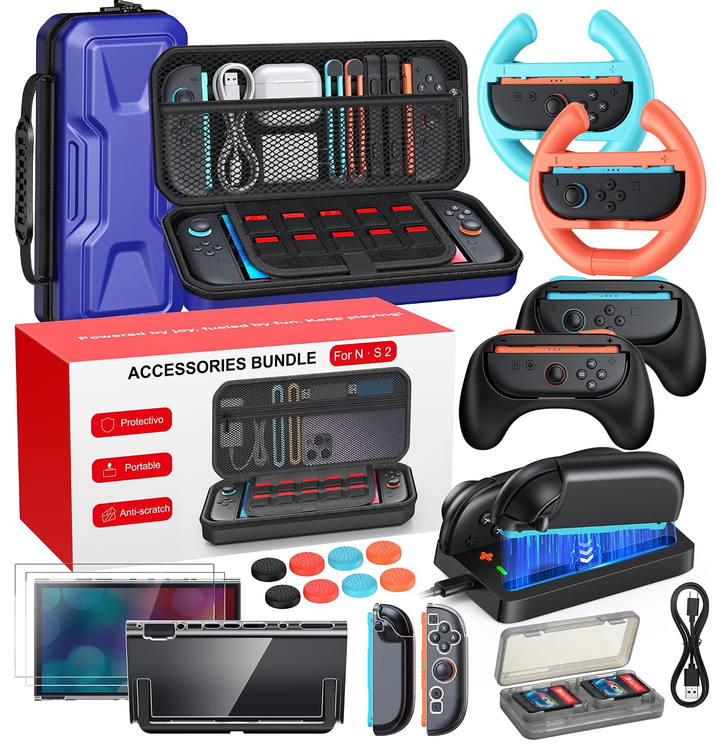 Detalle de Switch 2 Zubehörpaket 20‑in‑1