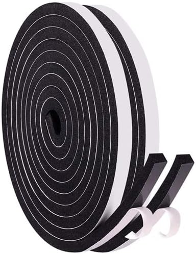 Detalle de Adhesive Weather Stripping Foam Tape 6mm × 6m for Doors & Windows